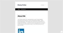 Desktop Screenshot of kaceycoley.com